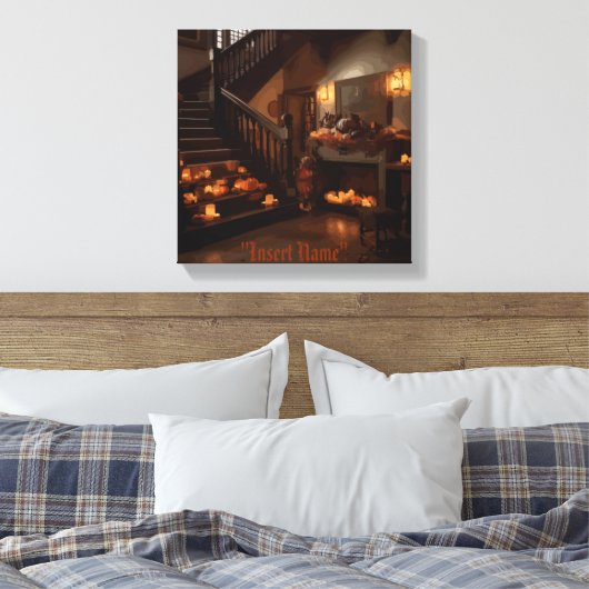 Haunted Horizons Canvas Afdruk (Insitu (Slaapkamer))