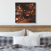Haunted Horizons Canvas Afdruk (Insitu (Slaapkamer))
