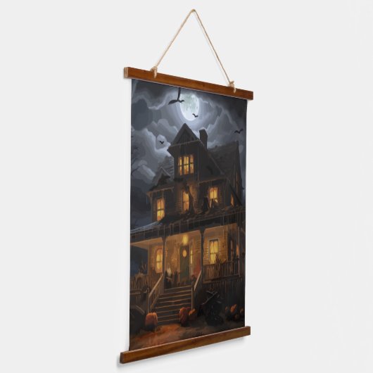 Haunted Horizons Hangend Wandkleed (Gebogen)