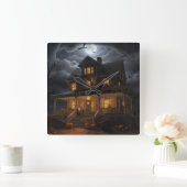 Haunted Horizons Vierkante Klok (Huis)