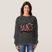 Haunted Horror Drip-typografie Trui (Voorkant volledig)