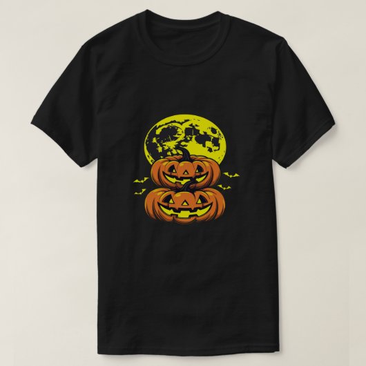 Haunted Horror Night T-shirt (Design voorkant)