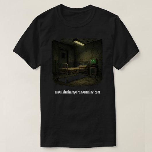 Haunted Hospital Bed  T-Shirt (Design voorkant)