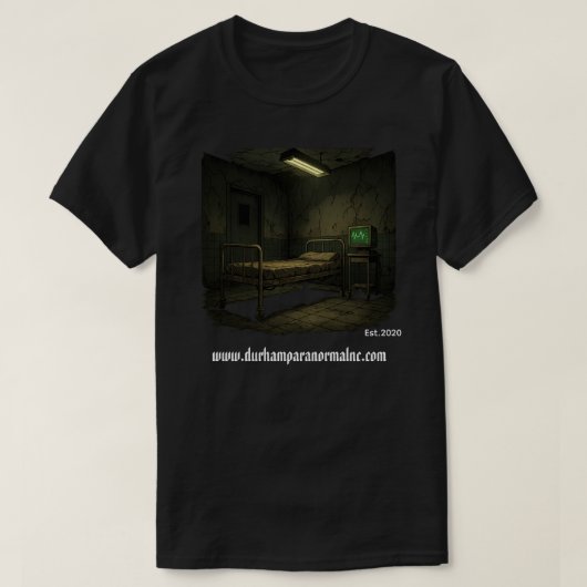 Haunted Hospital Bed  T-Shirt (Design voorkant)