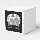 Haunted House and Bats Halloween  Bedankdoosjes (Voorkant Zijde)