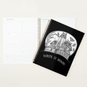 Haunted House and Bats Halloween Planner (Display)