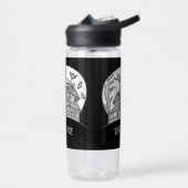 Haunted House and Bats Halloween  Waterfles (Links)