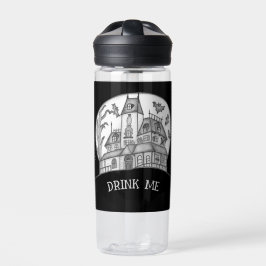 Haunted House and Bats Halloween  Waterfles