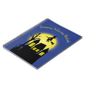 Haunted House and Flying Witch met Moonlight Notitieboek (Linkerzijde)