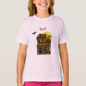 Haunted House and Ghosts Childrens T-Shirt (Voorkant)