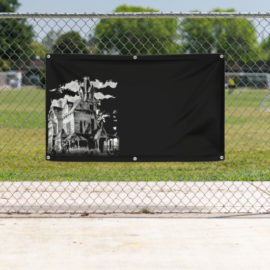 HAUNTED HOUSE BANNER (Insitu)