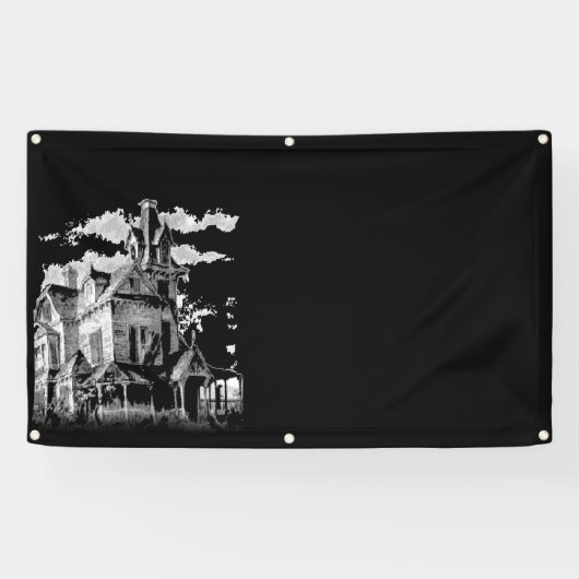 HAUNTED HOUSE BANNER (Horizontaal)