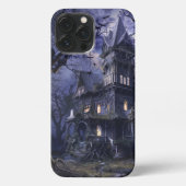 Haunted House bij zonsondergang iPhone Hoesje (Achterkant)