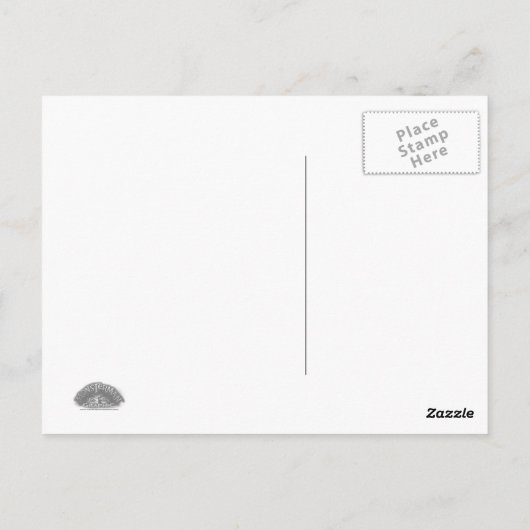 Haunted House Briefkaart (Achterkant)