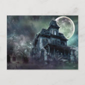 Haunted House Briefkaart (Voorkant)