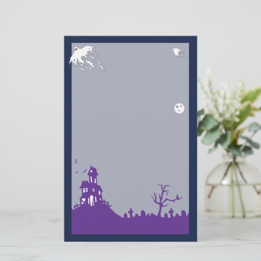 Haunted House Briefpapier (Staand voorkant)