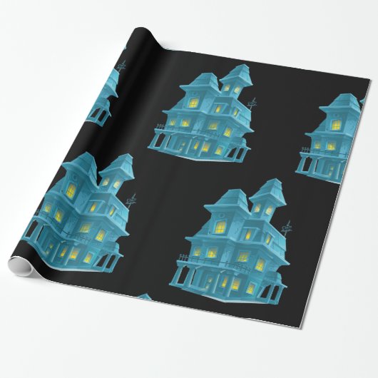 Haunted House Cadeaupapier (Uitgerold)