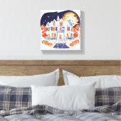 Haunted House Canvas Afdruk (Insitu (Slaapkamer))