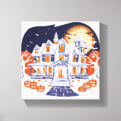 Haunted House Canvas Afdruk (Voorkant)