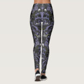 Haunted House Damask ~ Decaying Mansion Leggings (Achterkant)
