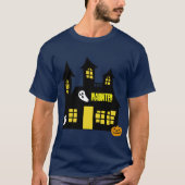Haunted house design T-shirt (Voorkant)