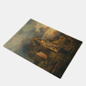 Haunted House Deurmat (Schuin)