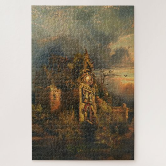 Haunted House (door Thomas Moran) Legpuzzel (Verticaal)