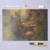 Haunted House (door Thomas Moran) Tissuepapier (Craft)