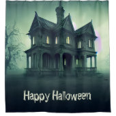 Haunted House Douchegordijn (Voorkant)