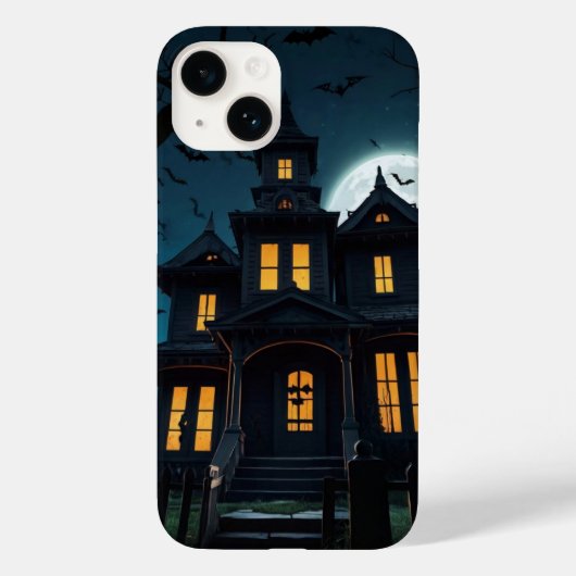 Haunted House en Bats Case-Mate iPhone Case (Achterkant)