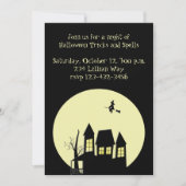 Haunted House en Flying Witch Kaart (Voorkant)