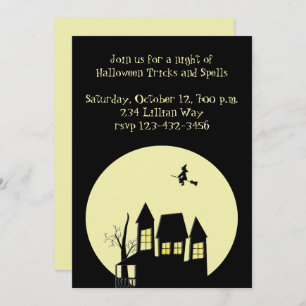 Haunted House en Flying Witch Kaart