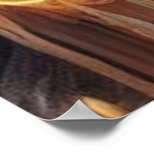 Haunted House & Flying Bats Halloween Posters (Hoek)