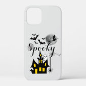 Haunted House Flying Witch Spooky Halloween Case-Mate iPhone Case (Achterkant)