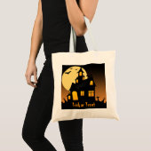 Haunted House Halloween Bag Tote Bag (Voorkant (product))