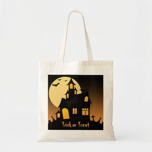 Haunted House Halloween Bag Tote Bag (Voorkant)