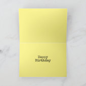 Haunted House Halloween Birthday Kaart (Binnen)