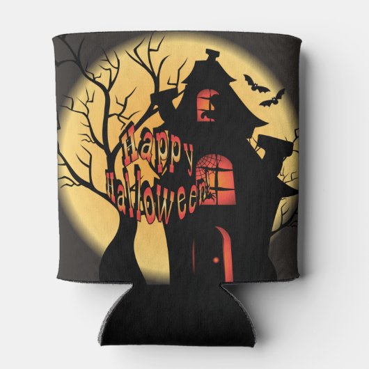 Haunted House - Halloween Blikjeskoeler (Achterkant)