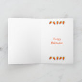 Haunted House Halloween Card Kaart (Binnen)