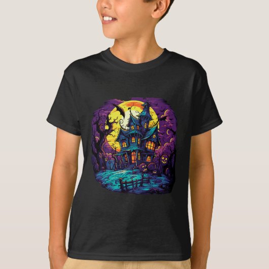 Haunted House Halloween Costume T-shirt (Voorkant)