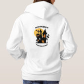 Haunted House Halloween Dames Hoodie Sweatshirt (Achterkant)