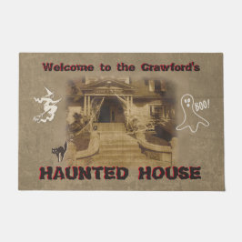 Haunted House Halloween Deurmat