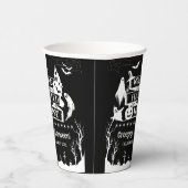 Haunted House Halloween Familie Papieren Bekers (Rechts)