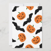 Haunted House Halloween Feest Uitnodiging Kaart (Achterkant)