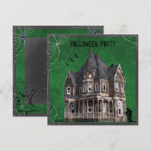 Haunted House Halloween Kaart