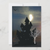 Haunted House Halloween Kaart (Voorkant)