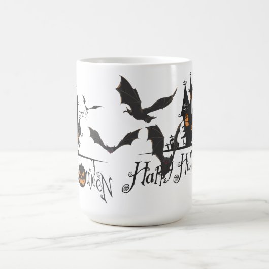 Haunted House Halloween Koffiemok (Center)