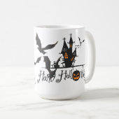 Haunted House Halloween Koffiemok (Voorkant rechts)