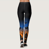Haunted House Halloween Leggings (Achterkant)
