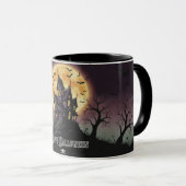 Haunted House Halloween Mug Mok (Voorkant rechts)